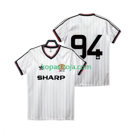 Billiga Fotbollströjor Manchester United 94 1983 1984 Retro Borta tröja Kortärmad